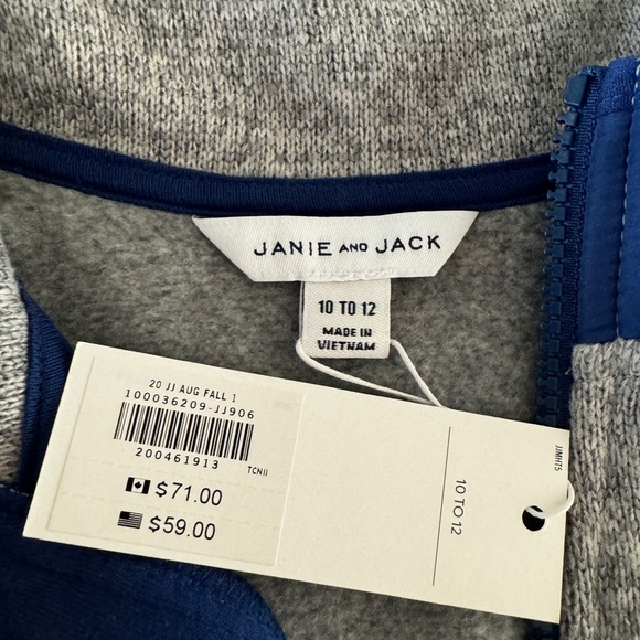 Janie and Jack boys best size 10-12.  New with tags - Picture 1 of 2